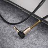 Аудио кабель Aux Hoco UPA02 With Mic (2m) Черный (20508)