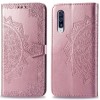 Кожаный чехол (книжка) Art Case с визитницей для Samsung Galaxy A50 (A505F) / A50s / A30s Рожевий (13131)