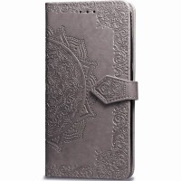 Кожаный чехол (книжка) Art Case с визитницей для Samsung Galaxy A50 (A505F) / A50s / A30s Серый (13130)