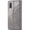Кожаный чехол (книжка) Art Case с визитницей для Samsung Galaxy A50 (A505F) / A50s / A30s Сірий (13130)