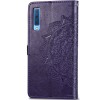 Кожаный чехол (книжка) Art Case с визитницей для Samsung A750 Galaxy A7 (2018) Фіолетовий (13132)