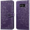 Кожаный чехол (книжка) Art Case с визитницей для Samsung G950 Galaxy S8 Фіолетовий (13136)