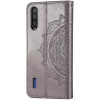 Кожаный чехол (книжка) Art Case с визитницей для Xiaomi Mi A3 (CC9e) Сірий (19812)