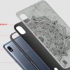 TPU+Textile чехол Mandala с 3D тиснением для Samsung Galaxy A10 (A105F) Сірий (2046)