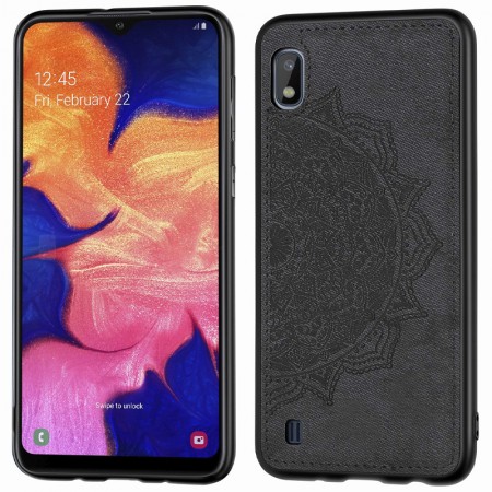 TPU+Textile чехол Mandala с 3D тиснением для Samsung Galaxy A10 (A105F) Чорний (2045)