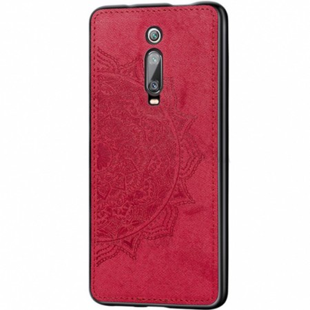TPU+Textile чехол Mandala с 3D тиснением для Xiaomi Redmi K20 / K20 Pro / Mi9T / Mi9T Pro Красный (2051)