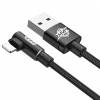 Дата кабель Baseus MVP Elbow Lightning Cable 2.4A (1m) (CALMVP) Черный (29430)