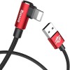 Дата кабель Baseus MVP Elbow Lightning Cable 2.4A (1m) (CALMVP) Красный (29432)