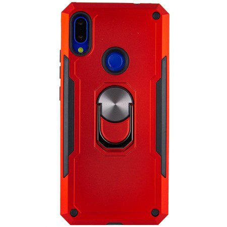 Ударопрочный чехол SG Ring Color магнитный держатель для Xiaomi Redmi Note 7 / Note 7 Pro / Note 7s Красный (18233)