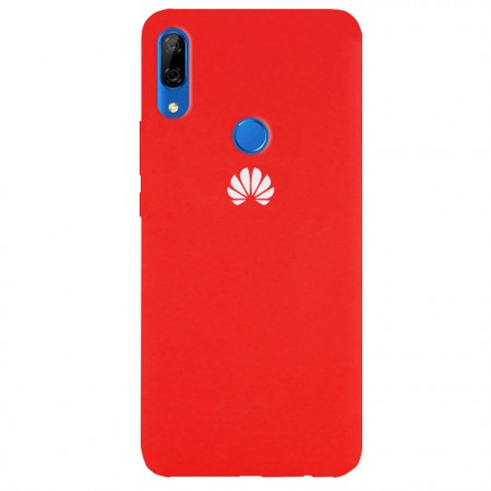 Чехол Silicone Cover Full Protective (AA) для Huawei P Smart Z Червоний (2114)