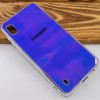 TPU+Glass чехол Gradient Rainbow с лого для Samsung Galaxy A10 (A105F) Фіолетовий (2119)