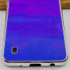 TPU+Glass чехол Gradient Rainbow с лого для Samsung Galaxy A10 (A105F) Фиолетовый (2119)