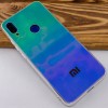 TPU+Glass чехол Gradient Rainbow с лого для Xiaomi Redmi 7 Зелёный (2121)