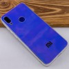 TPU+Glass чехол Gradient Rainbow с лого для Xiaomi Redmi 7 Фиолетовый (2123)