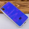 TPU+Glass чехол Gradient Rainbow с лого для Xiaomi Redmi 7A Фіолетовий (2127)