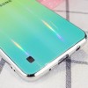 TPU+Glass чехол Gradient Aurora с лого для Samsung Galaxy A10 (A105F) Зелений (2149)
