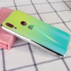 TPU+Glass чехол Gradient Aurora с лого для Xiaomi Redmi 7 Зелёный (2159)