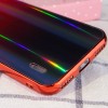 TPU+Glass чехол Gradient Aurora с лого для Xiaomi Mi A3 (CC9e) Красный (2155)