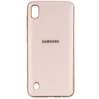 TPU чехол GLOSSY LOGO для Samsung Galaxy A10 (A105F) Рожевий (2334)