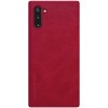Кожаный чехол (книжка) Nillkin Qin Series для Samsung Galaxy Note 10 Червоний (2347)