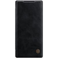 Кожаный чехол (книжка) Nillkin Qin Series для Samsung Galaxy Note 10 Чорний (2348)