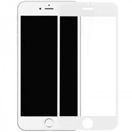 Защитное стекло XD+ (full glue) (тех.пак) для Apple iPhone 6 / 6s / 7 / 8 / SE (2020) (4.7'') Білий (16617)