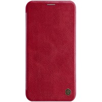 Кожаный чехол (книжка) Nillkin Qin Series для Apple iPhone 11 Pro (5.8'') Красный (2369)