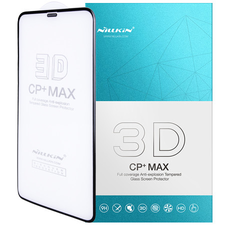 Защитное стекло Nillkin (CP+ max 3D) для Apple iPhone 11 Pro Max (6.5'') / XS Max (6.5'') Чорний (13378)
