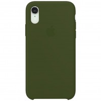 Чехол Silicone Case (AA) для Apple iPhone XR (6.1'') Зелений (2417)