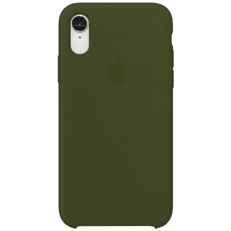 Чехол Silicone Case (AA) для Apple iPhone XR (6.1'') Зелёный (2417)