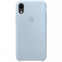 Чехол Silicone Case (AA) для Apple iPhone XR (6.1'') Блакитний (2430)