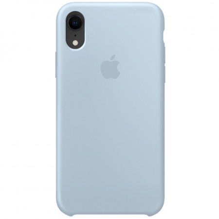 Чехол Silicone Case (AA) для Apple iPhone XR (6.1'') Блакитний (2430)
