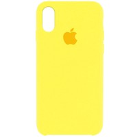 Чехол Silicone Case (AA) для Apple iPhone XR (6.1'') Жовтий (2437)