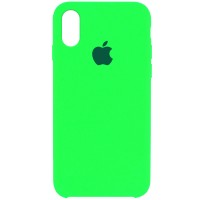 Чехол Silicone Case (AA) для Apple iPhone XR (6.1'') Салатовий (2439)