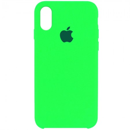 Чехол Silicone Case (AA) для Apple iPhone XR (6.1'') Салатовый (2439)