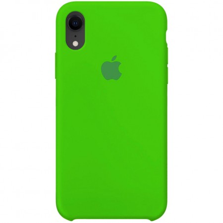 Чехол Silicone Case (AA) для Apple iPhone XR (6.1'') Зелёный (2429)
