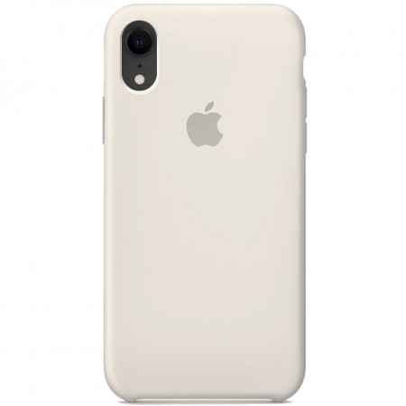 Чехол Silicone Case (AA) для Apple iPhone XR (6.1'') Белый (2400)