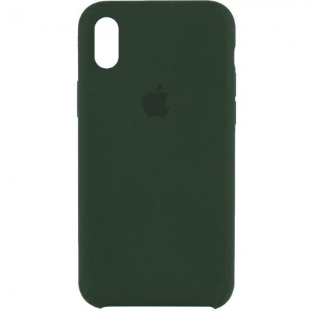 Чехол Silicone Case (AA) для Apple iPhone XR (6.1'') Зелёный (17158)