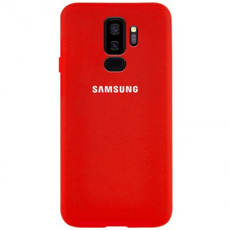 Чехол Silicone Cover Full Protective (AA) для Samsung Galaxy S9+ Червоний (31943)