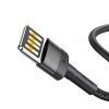 Дата кабель Baseus Cafule Lightning Cable Special Edition 2.4A (1m) (CALKLF) Сірий (22840)
