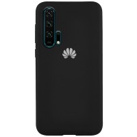 Чехол Silicone Cover Full Protective (AA) для Huawei Honor 20 Pro Черный (2466)