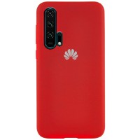 Чехол Silicone Cover Full Protective (AA) для Huawei Honor 20 Pro Червоний (2464)