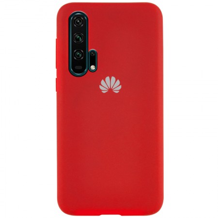 Чехол Silicone Cover Full Protective (AA) для Huawei Honor 20 Pro Червоний (2464)