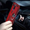 Ударопрочный чехол Serge Ring магнитный держатель для Xiaomi Mi A3 (CC9e) Червоний (2474)