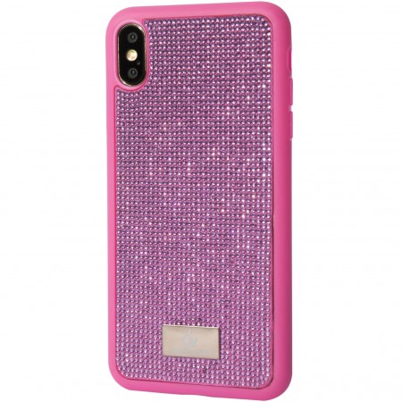 TPU чехол Bling World Grainy Diamonds для Apple iPhone XS Max (6.5'') Розовый (12276)