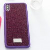 TPU чехол Bling World Grainy Diamonds для Apple iPhone XS Max (6.5'') Фиолетовый (12277)