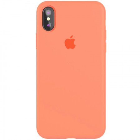 Чехол Silicone Case Full Protective (AA) для Apple iPhone X (5.8'') / XS (5.8'') Рожевий (2508)