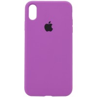 Чехол Silicone Case Full Protective (AA) для Apple iPhone X (5.8'') / XS (5.8'') Фіолетовий (2515)