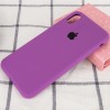 Чехол Silicone Case Full Protective (AA) для Apple iPhone X (5.8'') / XS (5.8'') Фиолетовый (2515)