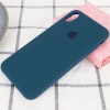Чехол Silicone Case Full Protective (AA) для Apple iPhone X (5.8'') / XS (5.8'') Синій (2518)